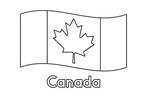 Canadian Symbols Coloring Pages