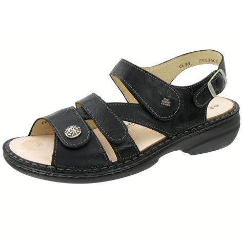 Finn Comfort Women's Soft Gomera Black Leather | Laurie's Shoes