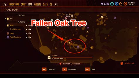 Fallen Oak Branch Location | Grounded - GameWith