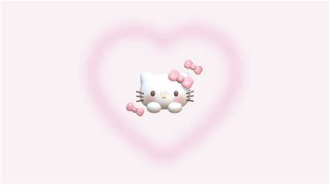 Hello Kitty Wallpaper with Pink Bows