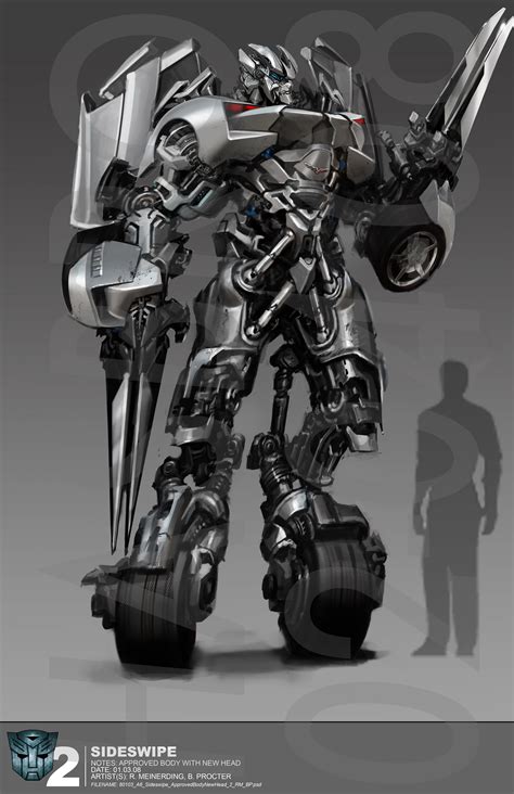 Revenge of the Fallen Sideswipe Concept Art - Transformers News - TFW2005