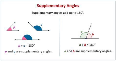 Geometry Supplementary Angles