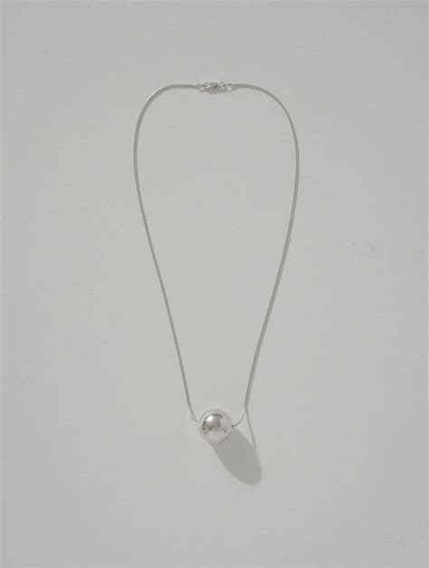 Silver Orb Necklace | Another Feather