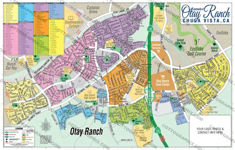 Otay Ranch Map, San Diego County, CA – Otto Maps