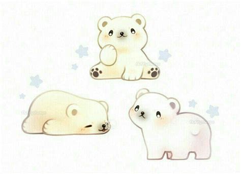 Oso polar | Dibujos kawaii, Dibujos kawaii de animales, Dibujos de animales