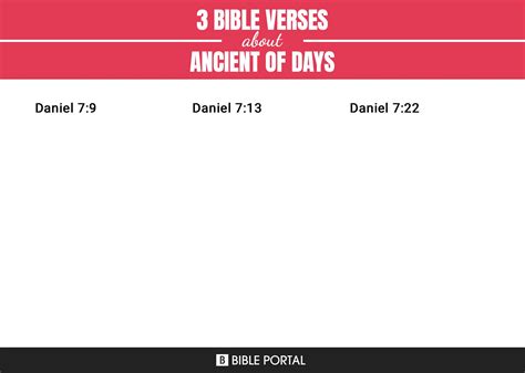 3 Bible Verses about Ancient Of Days