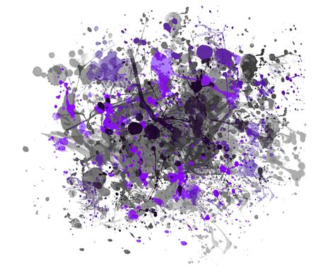 Background Paint Splatter Grey Purple Splash Frame Splatter Background Printable Artwork I ...