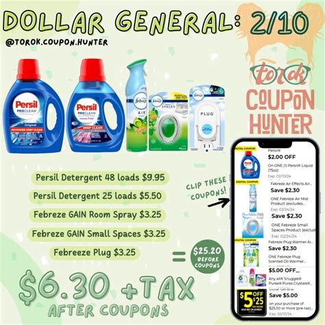 Dollar General Deals & Coupons Saturday 2/10 - Torok Coupon Hunter