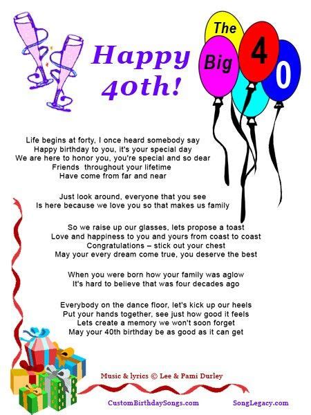 happy 40th birthday husband poem - Noreen Binkley