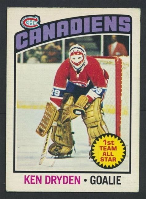 Ken Dryden Hockey Cards