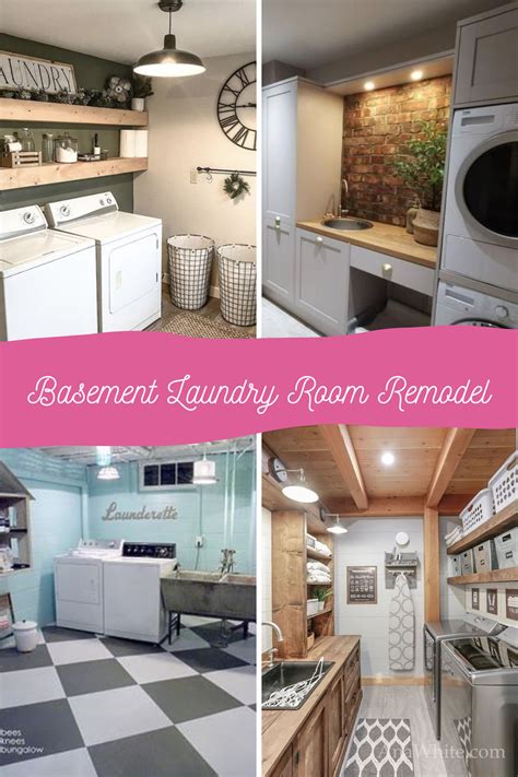 63+ Basement Laundry Room Ideas – Pink Pop Design