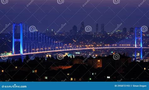 A Night View from the Bosphorus Stock Image - Image of evening, darkness: 295872193