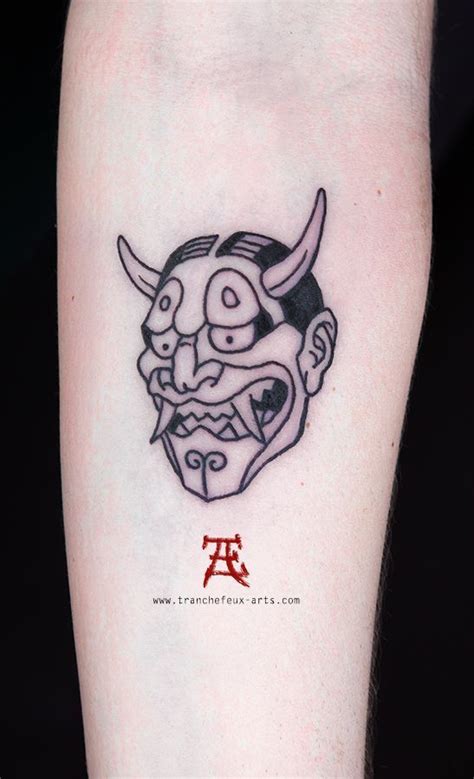 45+ Oni Mask Tattoo Designs and Ideas - #Designs #ideas #Mask #Oni #tattoo (con imágenes ...