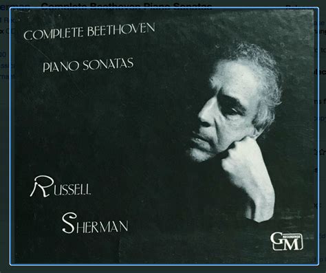 GM5001 Russell Sherman: Complete Beethoven Piano Sonatas – GM Recordings