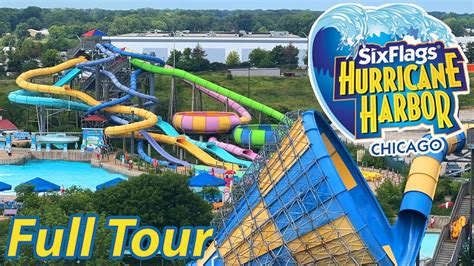 Six Flags Hurricane Harbor Chicago (Great America's Water Park) | Full Tour & Guide - YouTube