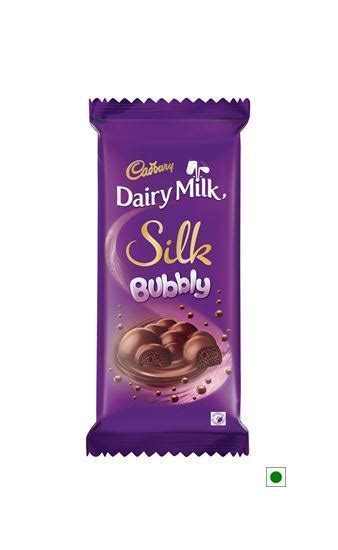 Cadbury Dairy Milk Silk Bubbly Chocolate Bar, 50 gm at Rs 75/piece in Mumbai