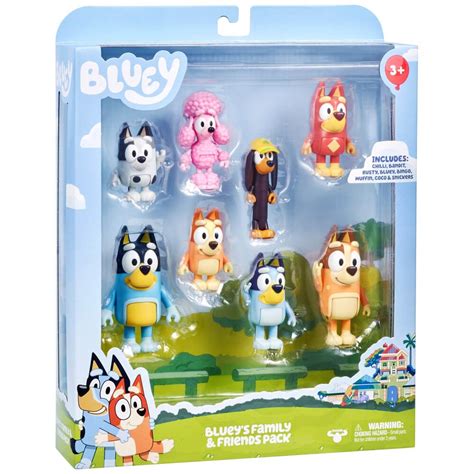 Bluey Family and Friends 8 Figure Pack | Jarrold, Norwich