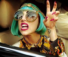 Lady Gaga w/ Blue Hair - Lady Gaga Photo (22819325) - Fanpop