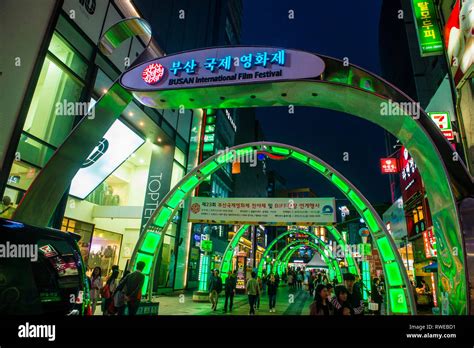 Busan International Film Festival(BIFF) Square in Busan, South Korea Stock Photo - Alamy