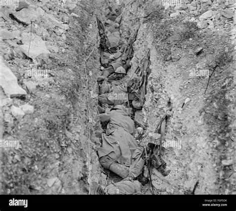 Battle of Verdun 1916 - In a trench Stock Photo - Alamy