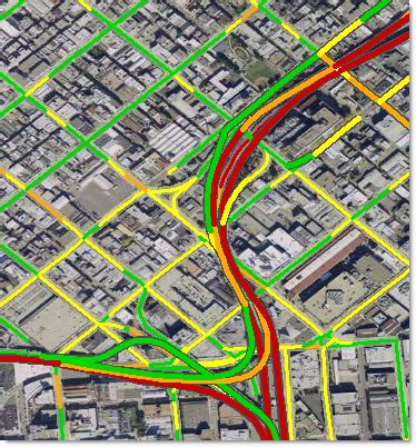 Visualizing traffic—Help | ArcGIS Desktop