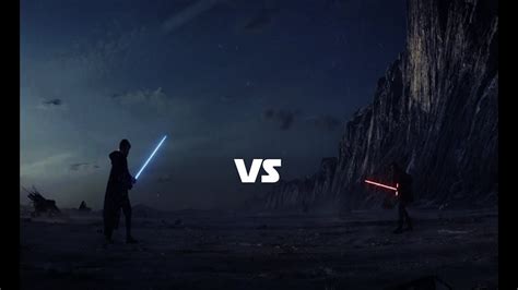 Star Wars Movie Duels Luke Skywalker VS Kylo Ren - YouTube