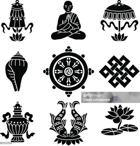 Buddhist Symbols High-Res Vector Graphic - Getty Images