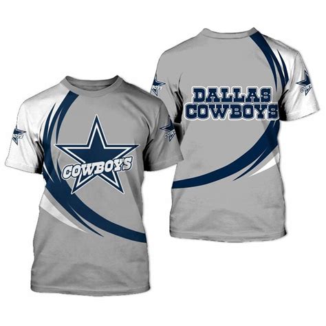 Dallas Cowboys T-shirt curve Style gift for men -Jack sport shop