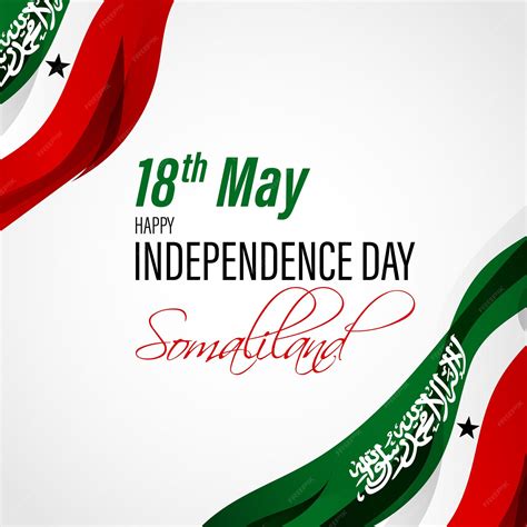 Premium Vector | Vector illustration for happy independence day somaliland