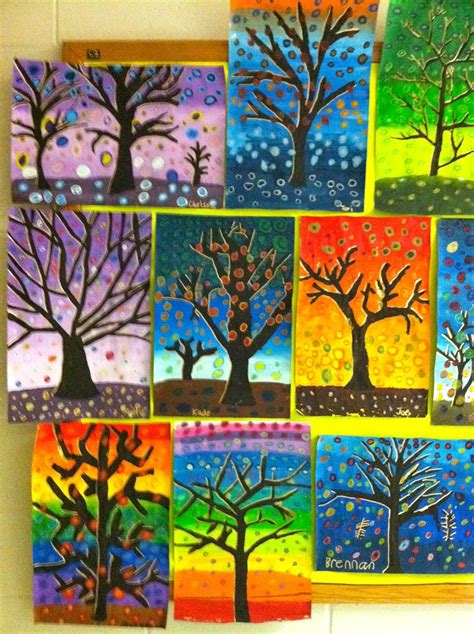 Grade 6 Patterned Tree Designs