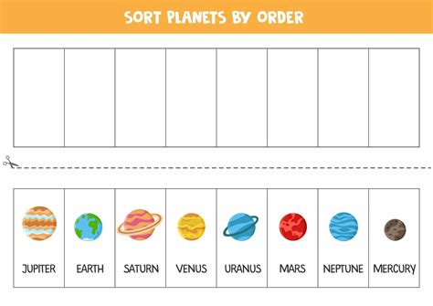 Planets Worksheet For Kids