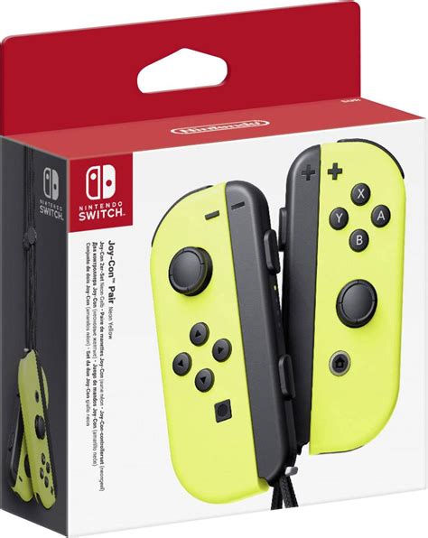 Manette de jeu Nintendo Joy-Con 2er-Set 2511766 Nintendo Switch jaune ...