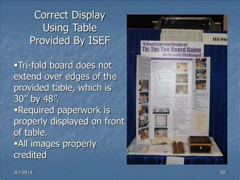 PPT - Tips on Designing an ISEF Affiliated Science Fair Project Display Board PowerPoint ...