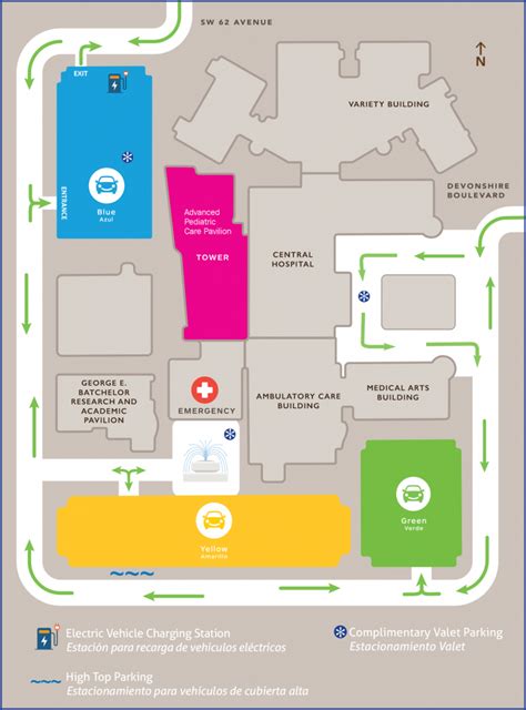 Maps And Floorplans | Nicklaus Children's Hospital - Florida Hospital South Map | Printable Maps