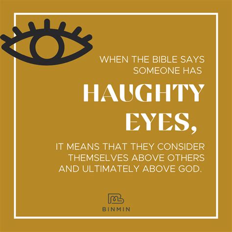 6 Facts About “Haughty Eyes” - Binmin