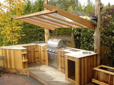 Wooden Grilling Station Ideas | Posted on Oct 9, 2015 Simple Outdoor ...