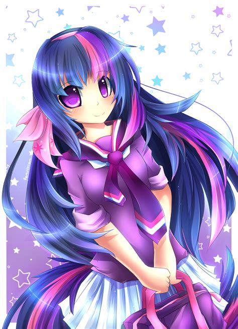 Photo of Twilight Sparkle Anime for fans of My Little Pony Friendship is Magic. M Anime, Chica ...