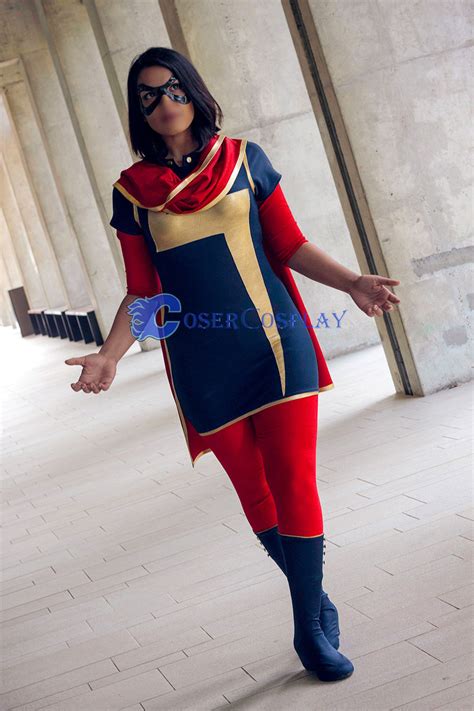 Ms Marvel Kamala Khan Easy Halloween Costumes | cosercosplay.com