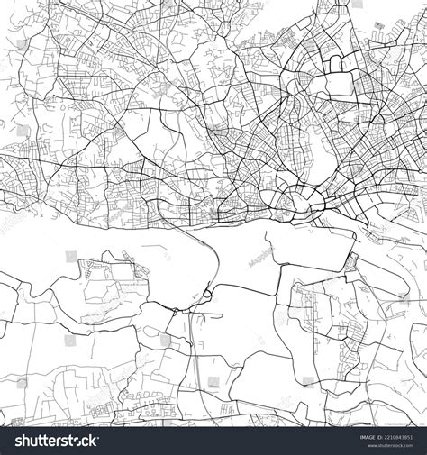 Area Map Altona Germany White Background Stock Illustration 2210843851 | Shutterstock