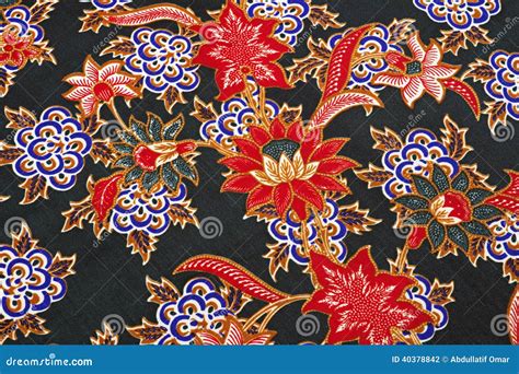 Beautiful Batik Pattern Royalty-Free Stock Photography | CartoonDealer ...