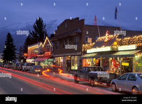 Jasper Town, Jasper, National Park, Alberta, Canada Stock Photo - Alamy