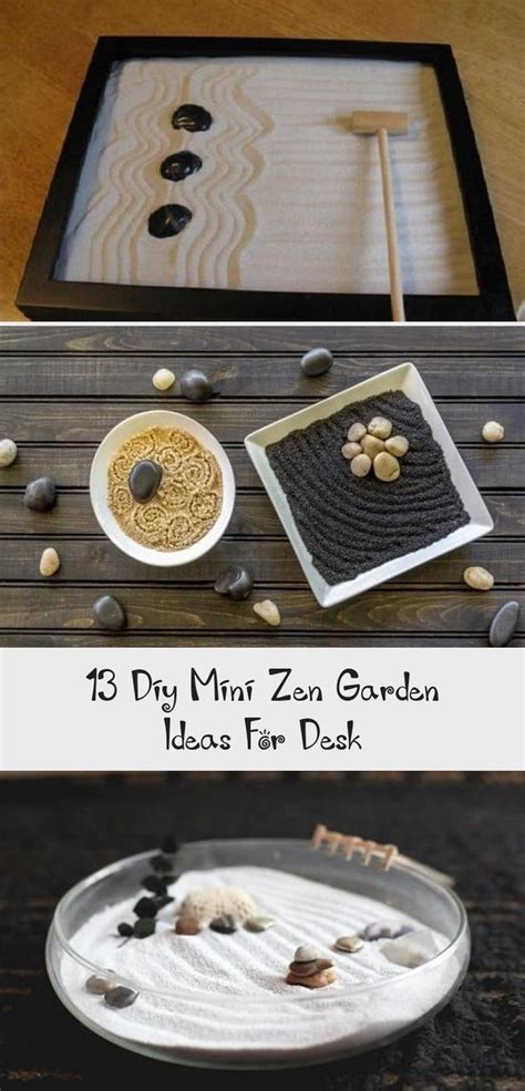 Try one of these 13 DIY Mini Zen Garden Ideas for Desk to maintain serenity in your room or ...