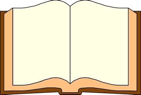 Blank Open Book Clip Art at Clker.com - vector clip art online, royalty free & public domain