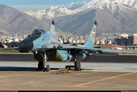 3-6118 Iran Air Force Mikoyan-Gurevich Mig-29 Fulcrum A Photo by DARA ...