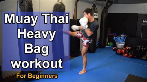 12 Min Muay Thai Heavy Bag Workout For Beginners....(2020) - YouTube