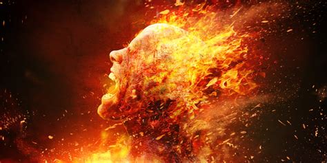 3840x2160 resolution | person burning illustration, fire, artwork ...