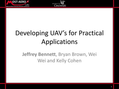 (PDF) Developing UAV’s for Practical Applications