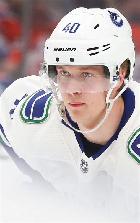 The Alien, Petey EP40 alias Elias Pettersson, Canucks 2018-2019 NHL Rookie season Hockey Stuff ...