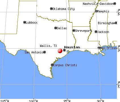 Wallis, Texas (TX 77485) profile: population, maps, real estate, averages, homes, statistics ...