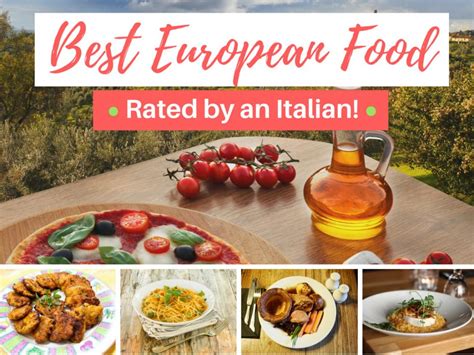 EUROPEAN DISHES: Food in Europe You HAVE to try! Plus My Rating As An ...